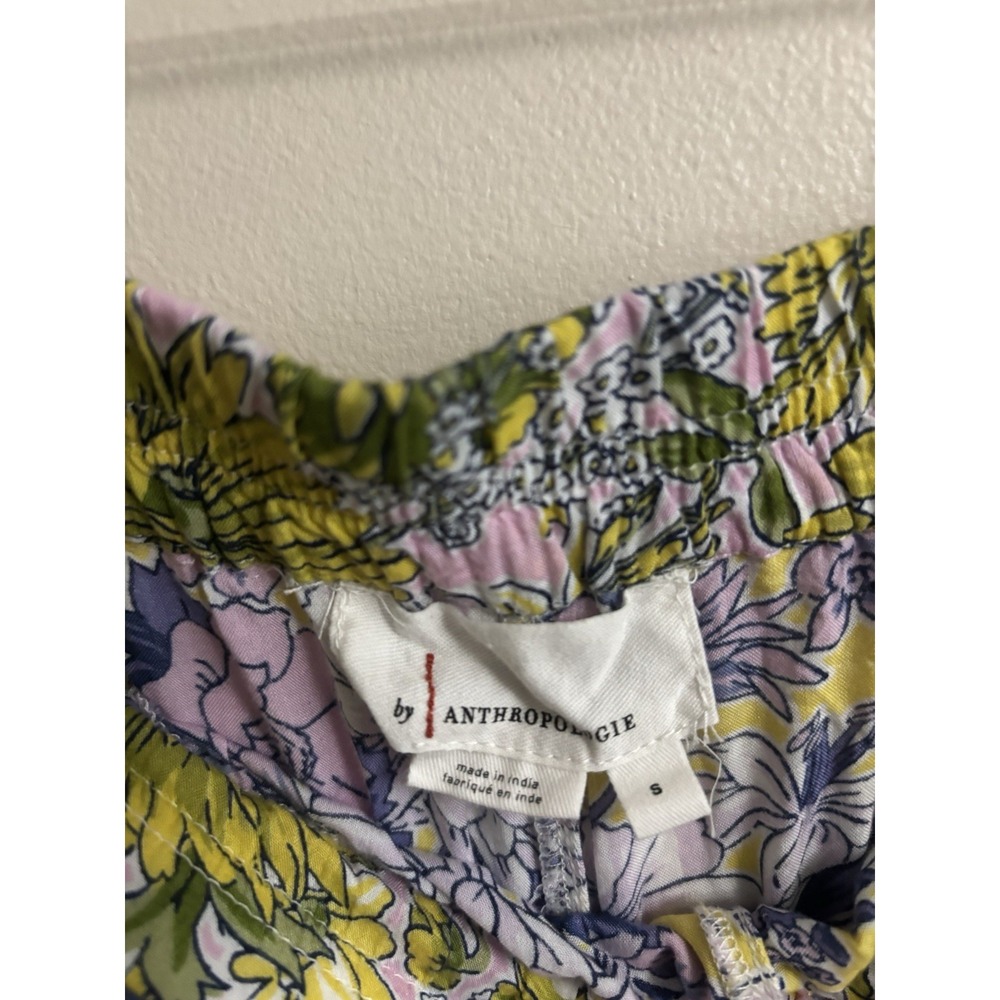 Anthropologie Pajamas Floral Pattern SET Pants Tank Camisole Size Small - Picture 4 of 13